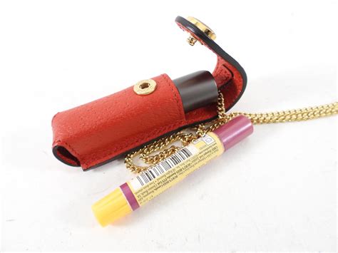 gucci lipstick holder necklace